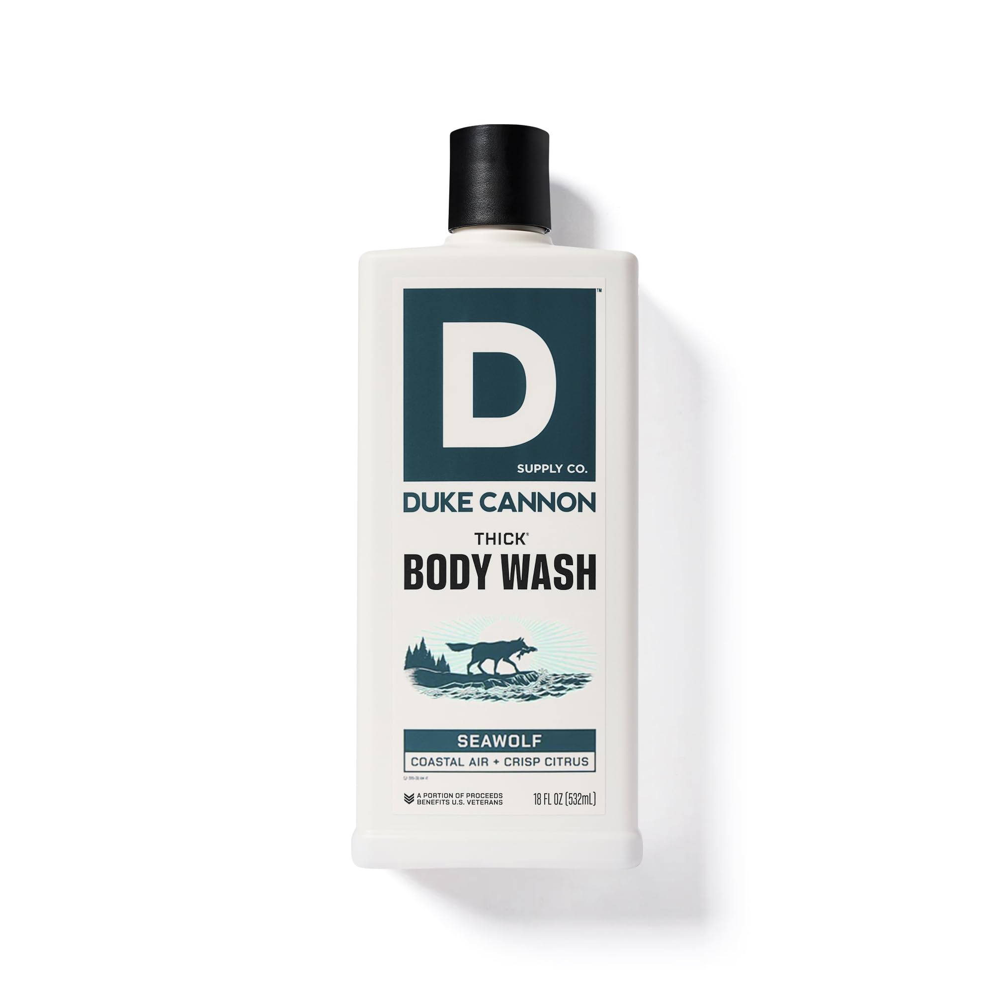 Duke Cannon Seawolf textura concentrada para rendir más en cada uso.