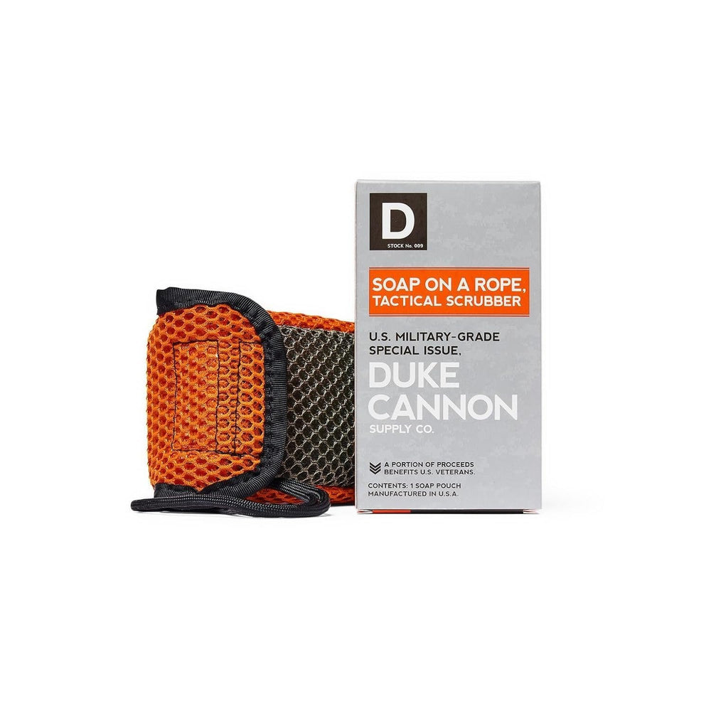 Duke Cannon Tactical Scrubber bolsa de malla gruesa para exfoliar manos y pies