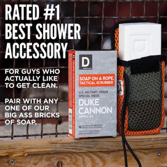 Duke Cannon Tactical Scrubber bolsa de malla suave para zonas sensibles