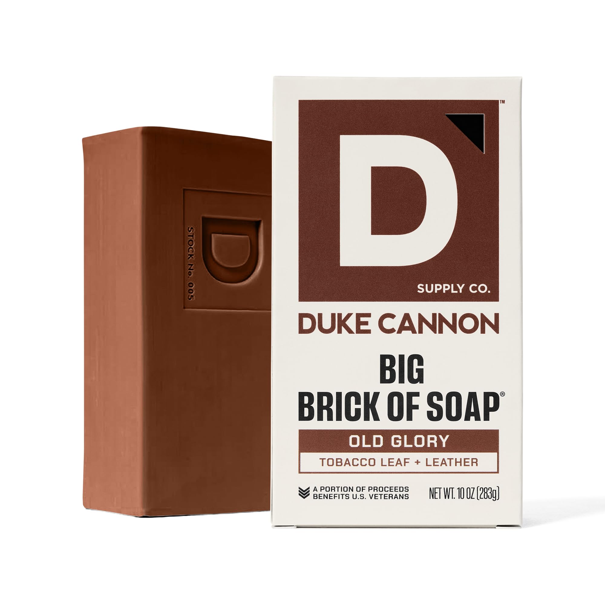 Duke Cannon Old Glory: aroma clásico de cuero para la rutina diaria.