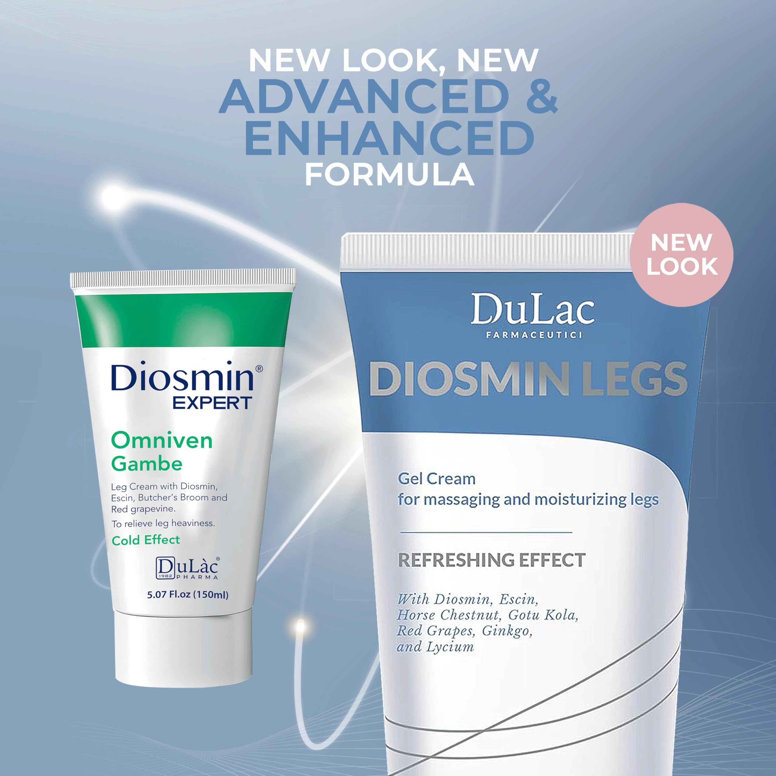 Dulac made-in-Italy product with dermatological testing emphasizes safe daily leg care.
