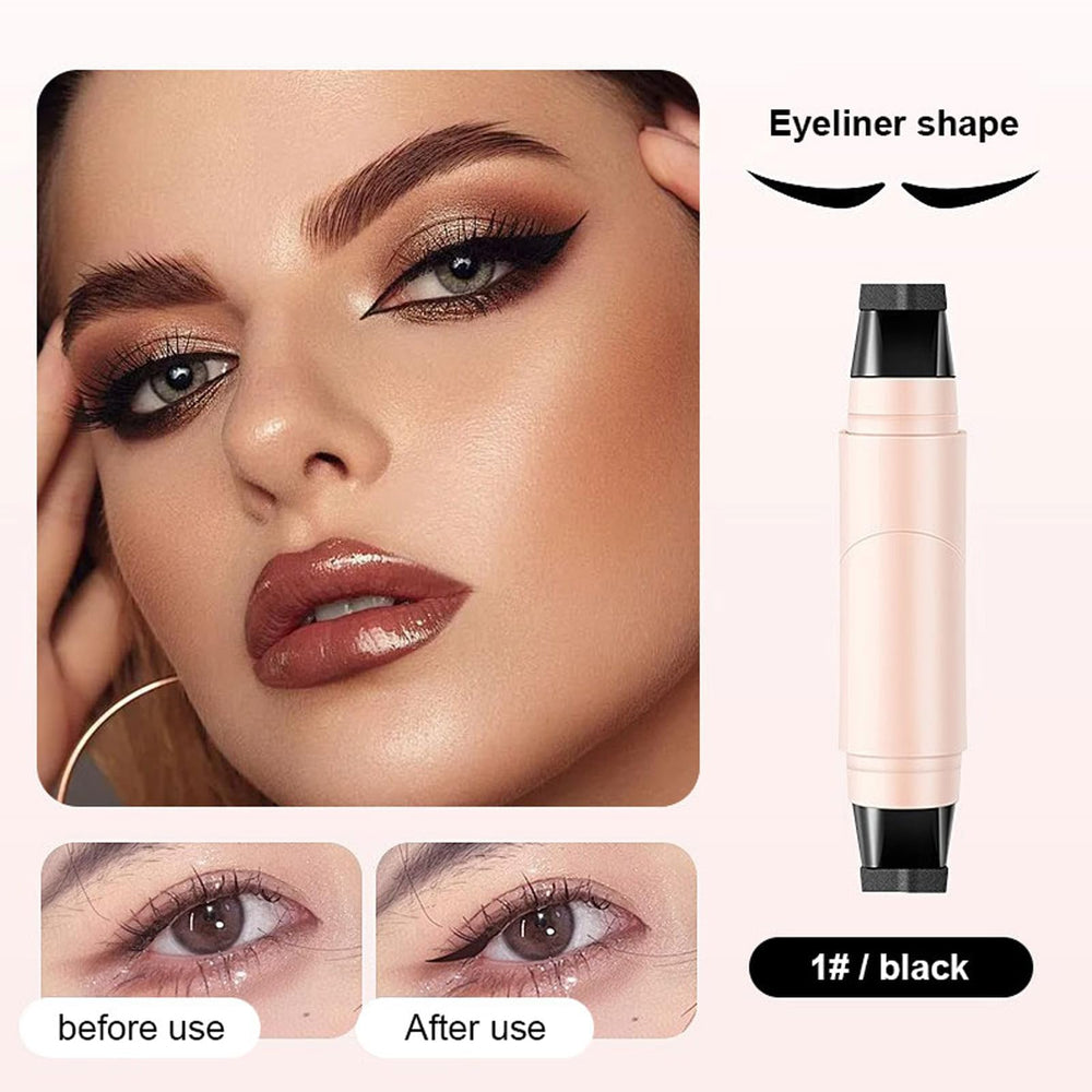 Dulele lazy cat eye technique helps beginners achieve clean lines.