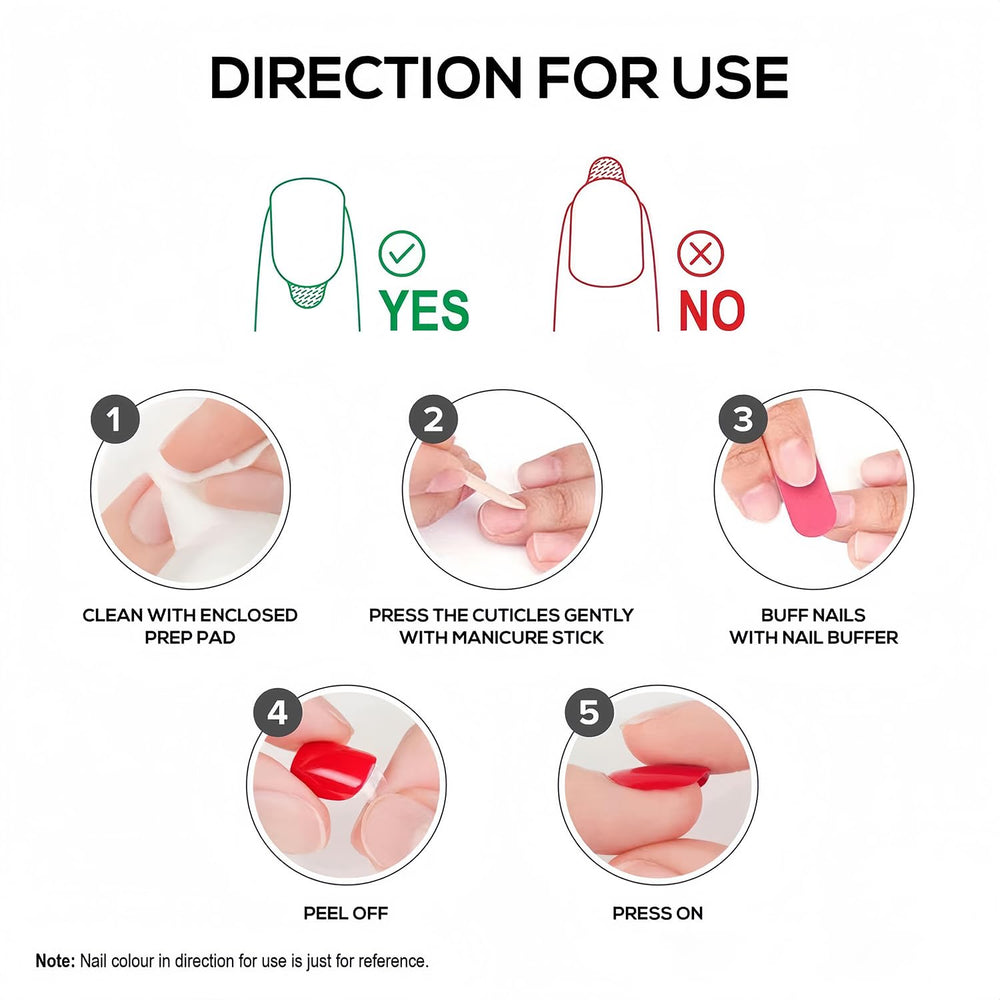 Uñas Dulyork incluye lima mini para aplicación rápida.