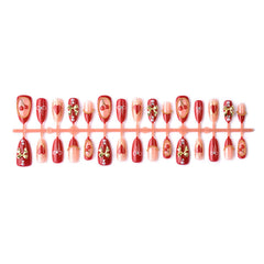 Dulyork valentines red heart 3D bow design enhances romance