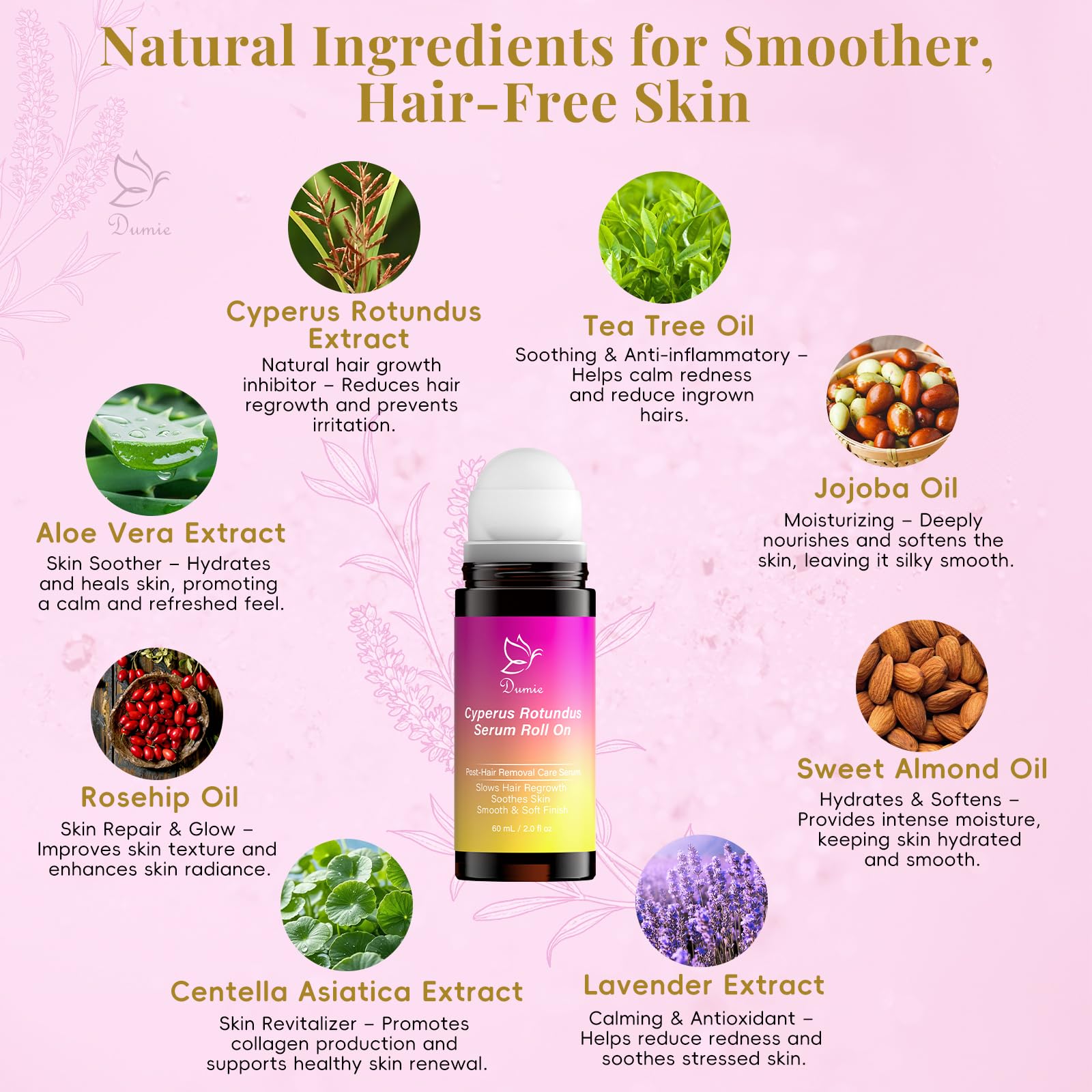 Bright, lightweight Dumie formula absorbs quickly with no residue.
