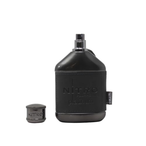 Dumont Nitro Platinum spray action captured for quick, even application and lasting presence.