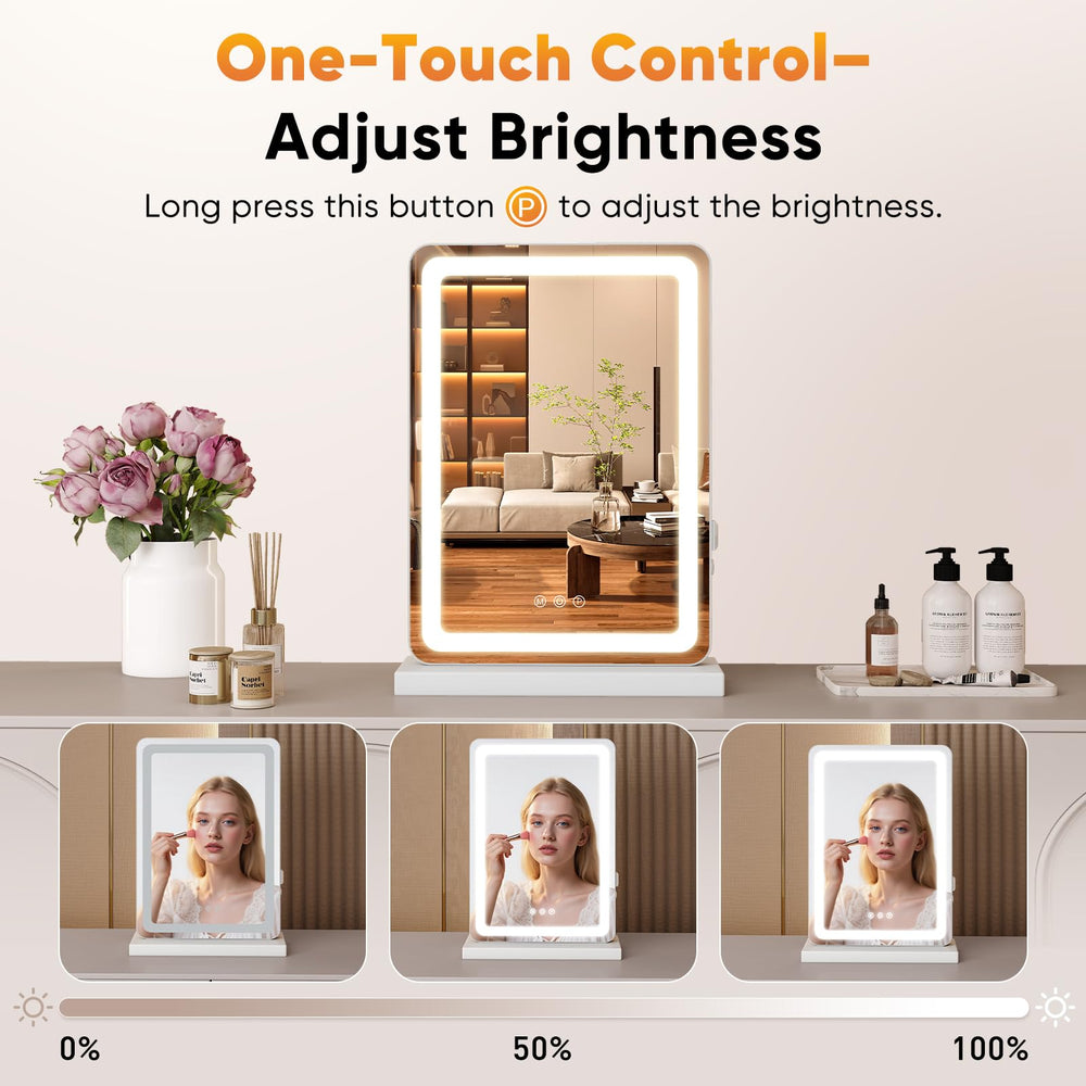 DUMOS vanity mirror memory function restores last lighting setting