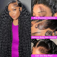 Dundix 13x6 HD lace-front wig close-up shows invisible knots and seamless blend.