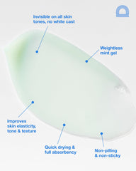 DUNE SUNCARE Bod Guard cream texture swatch demonstrates non-greasy hydration