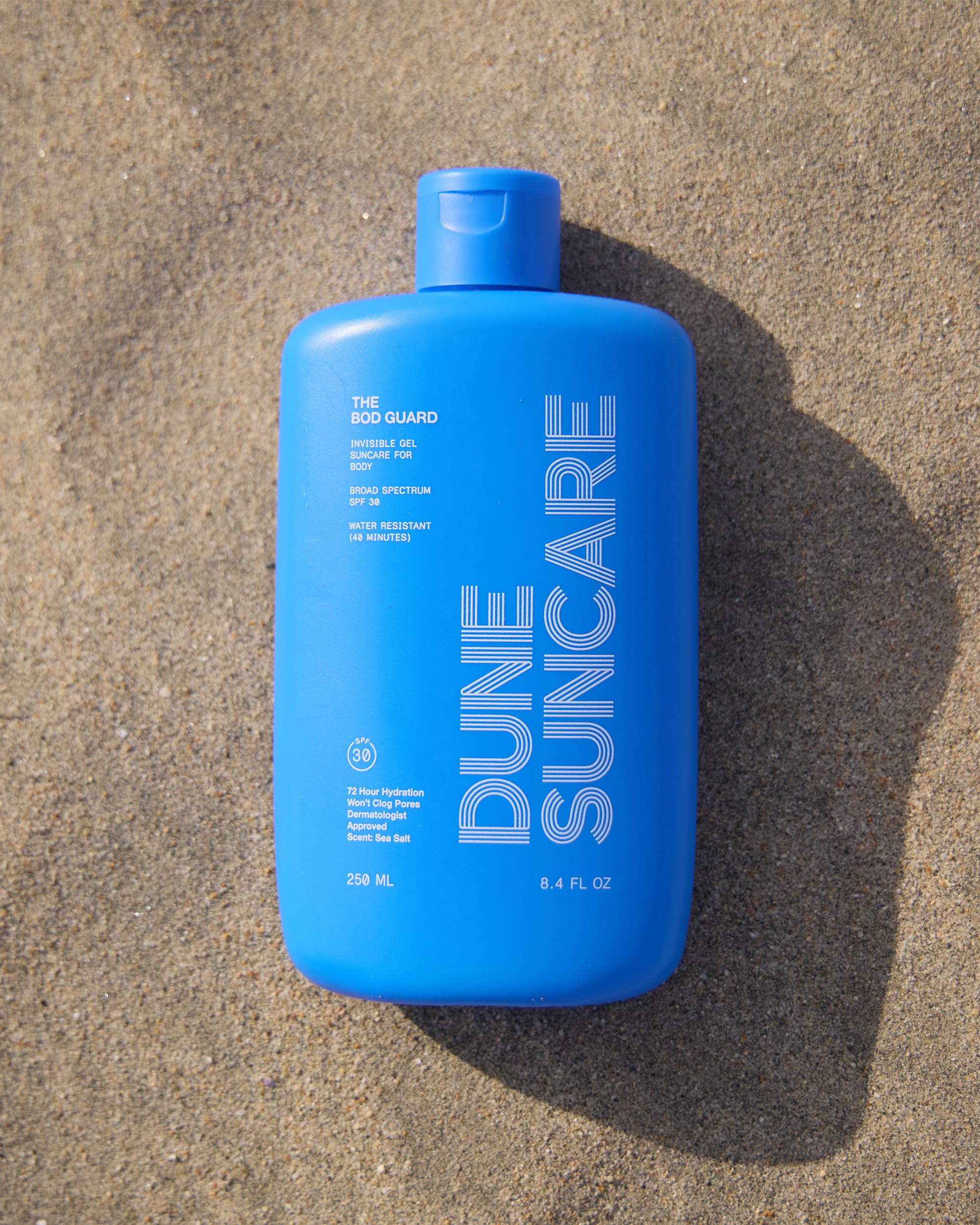 DUNE SUNCARE Bod Guard sea salt fragrance offers fresh, unisex scent