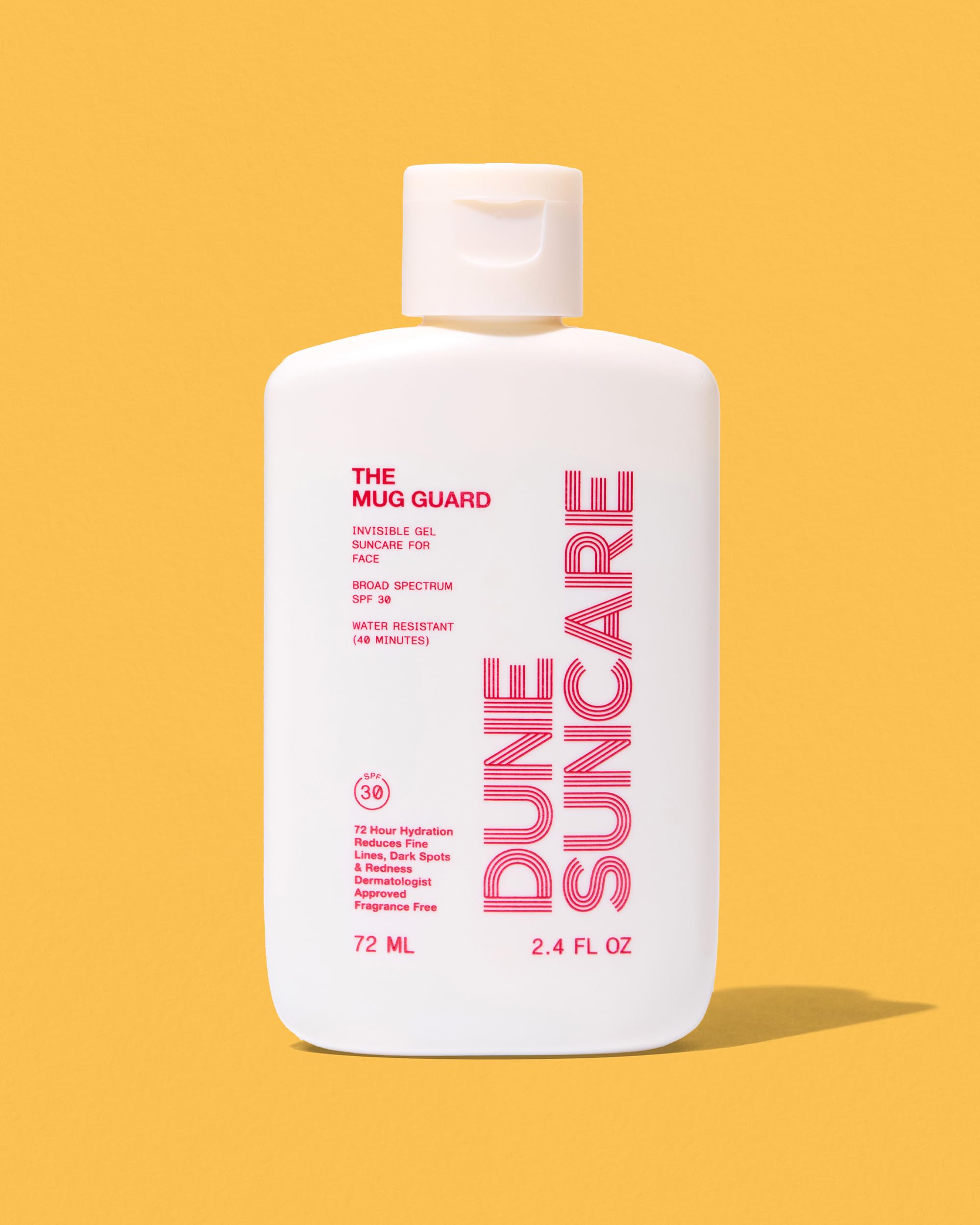 DUNE SUNCARE Mug Guard doubles as daily moisturizer with 72-hour hydration