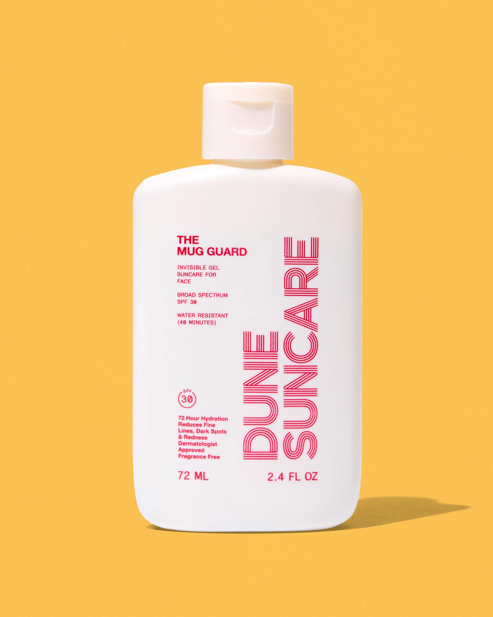 DUNE SUNCARE Mug Guard doubles as daily moisturizer with 72-hour hydration