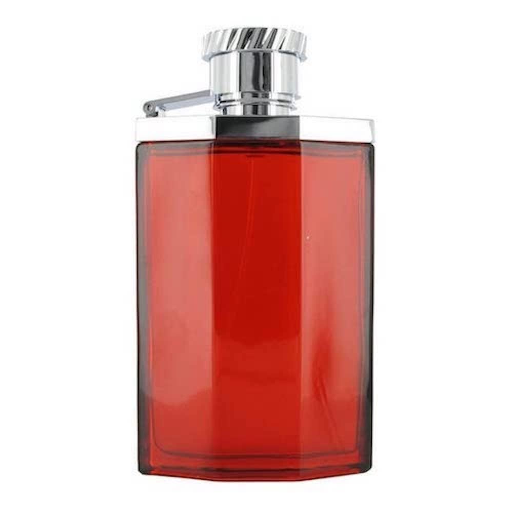 Dunhill Desire Red bottle cap close-up, premium finish for refined taste.