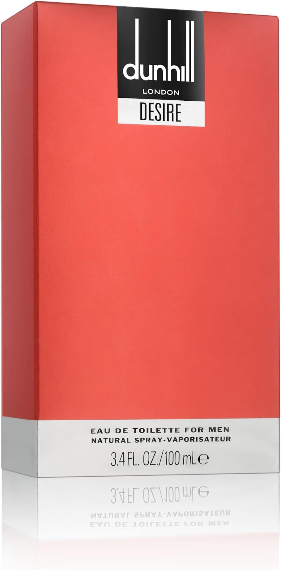 Dunhill Desire Red box front, elegant presentation for gifting.