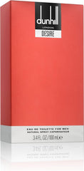 Dunhill Desire Red box front, elegant presentation for gifting.