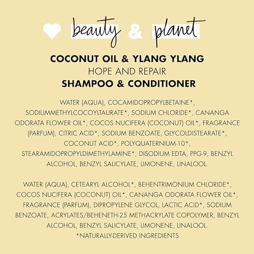 Love Beauty And Planet dúo champú y acondicionador: opción reparadora para cabello seco.