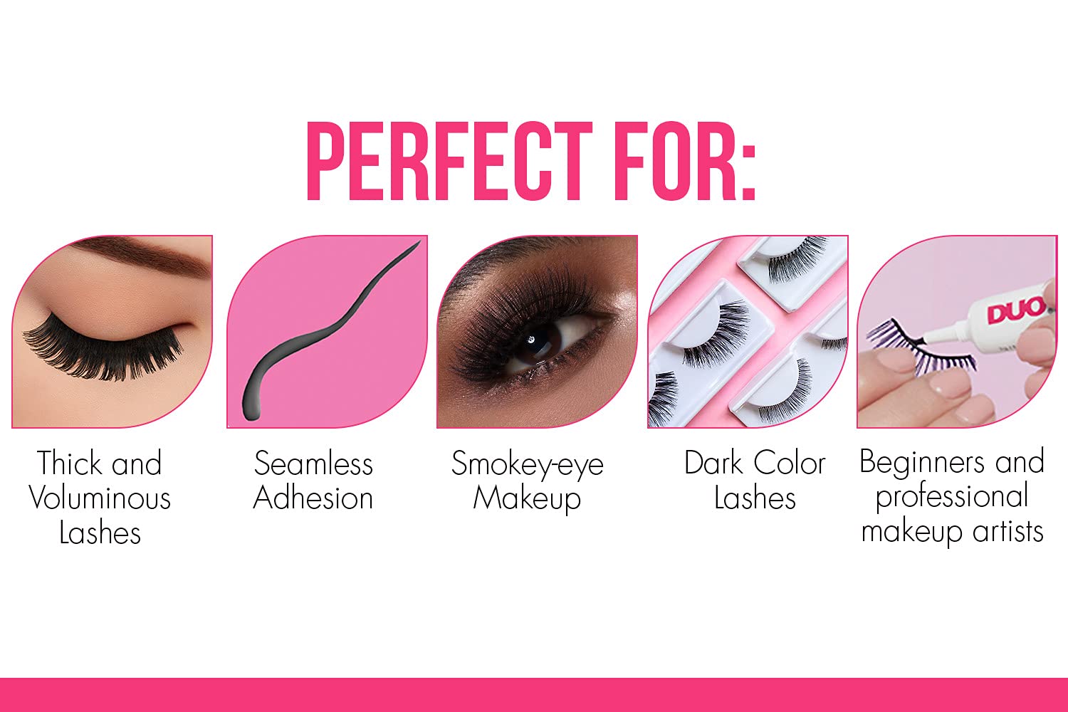 DUO Eyelash Glue Dark Tone made in the USA for quality you can trust