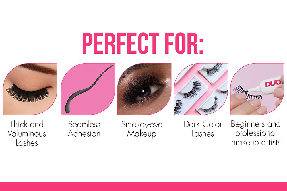DUO Eyelash Glue Dark Tone made in the USA for quality you can trust