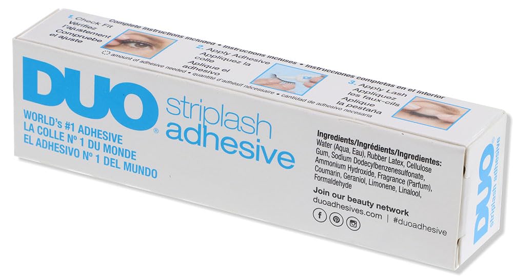 DUO eyelash glue made in USA cruelty-free cosmetic adhesive