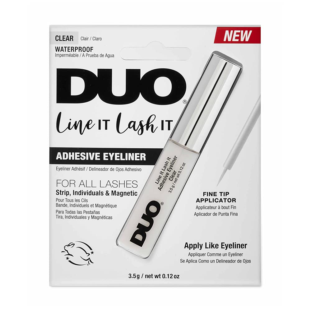 DUO Line It Lash It clear adhesive eyeliner for easy lash application