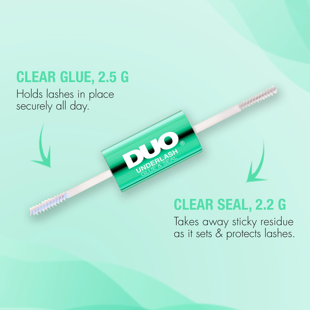 DUO Mini spoolie applicator for clean, precise eyelash placement