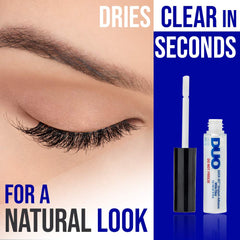 DUO lash glue applicator for precise, mess-free application