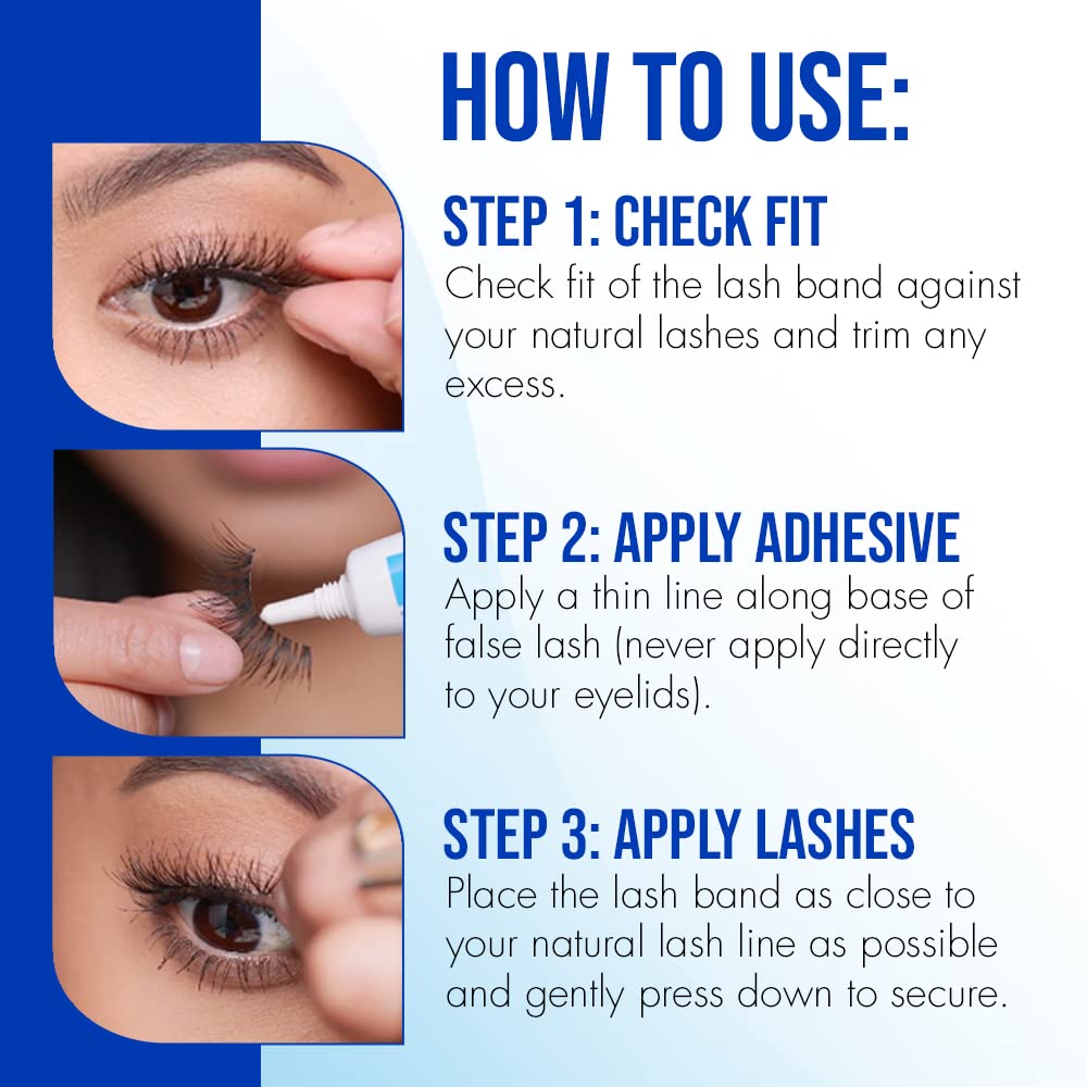 DUO Strip Eyelash Adhesive waterproof hold for all-day wear