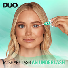 DUO Clear Seal setting lashes for secure all-day hold