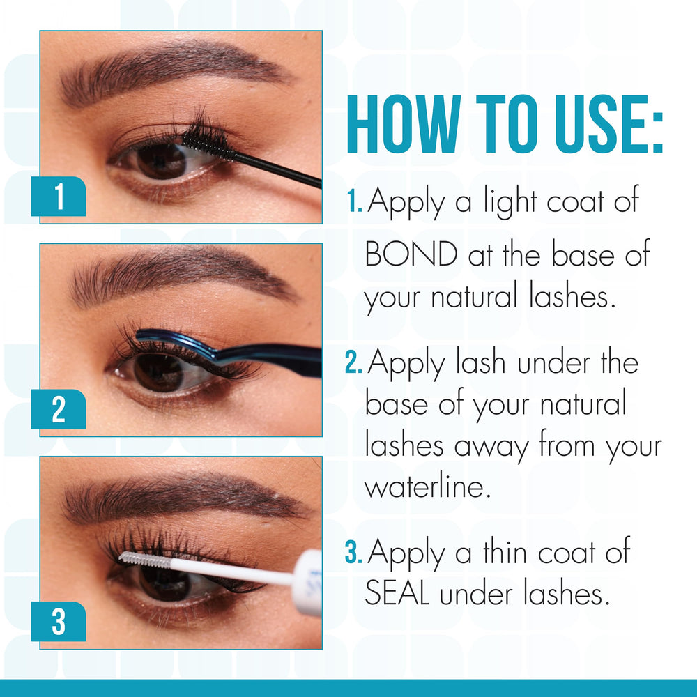 DUO Underlash seal brush gliding to lock in comfort