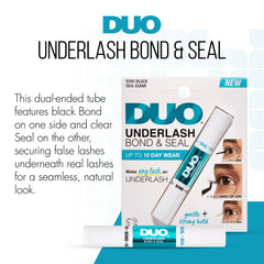 DUO Underlash micro-spoolie in action on lashes
