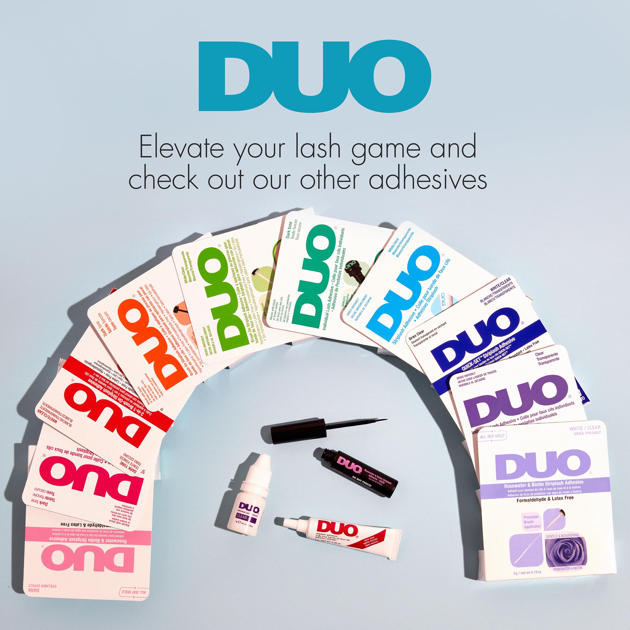 DUO Underlash bond and seal on lashes for a neat finish