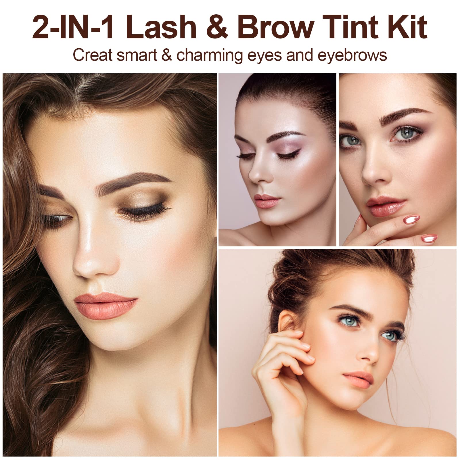 Duoffanny coloración natural para pestañas y cejas con acabado suave