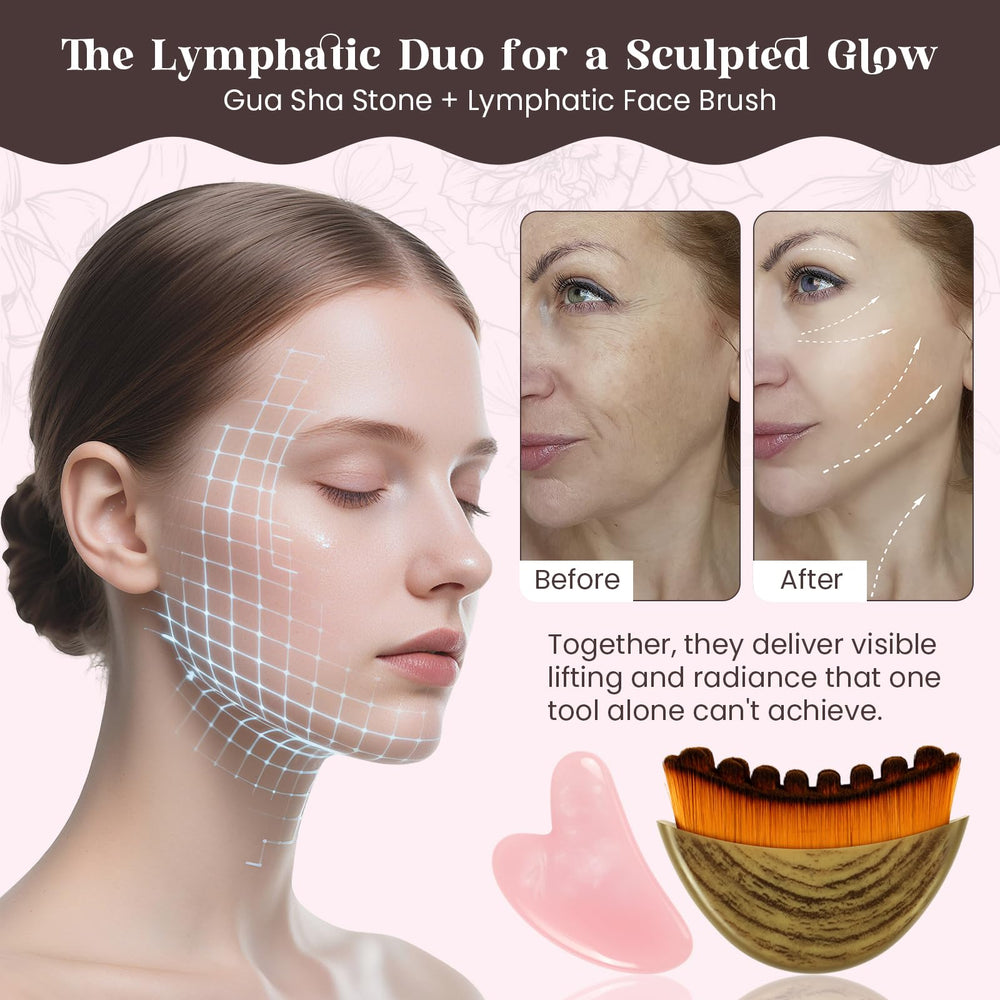 Duoffanny gua sha tool resin close-up ideal for contouring