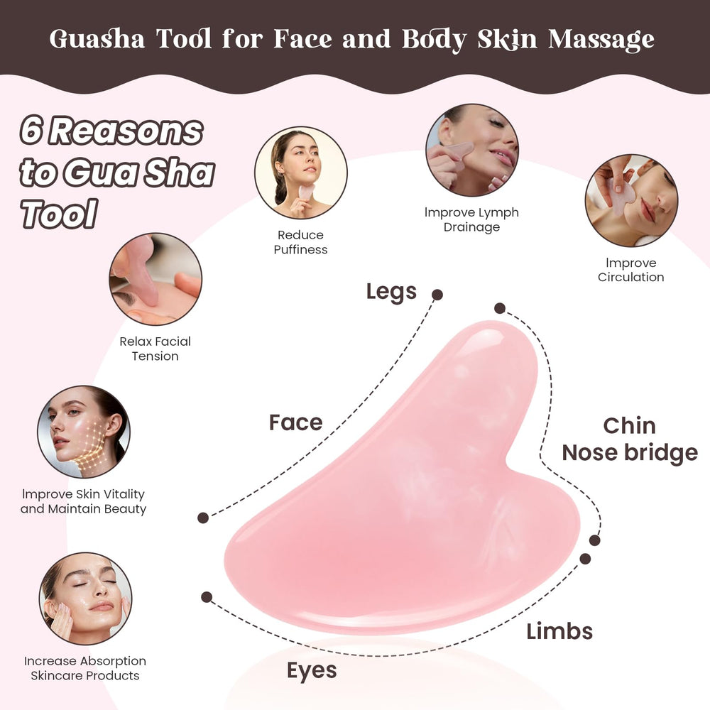 Duoffanny routine morning skincare with gua sha and brush