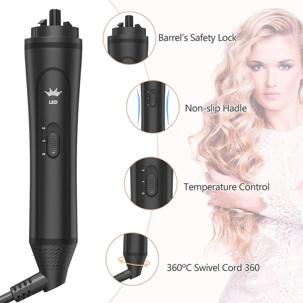 Duomishu 360 swivel cord prevents tangling during styling.