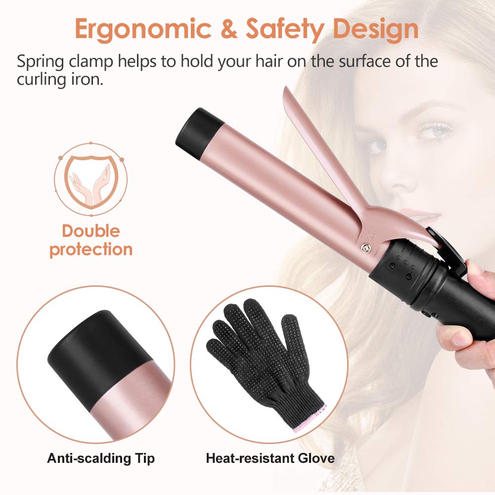 Duomishu heat resistant glove included to protect hands.
