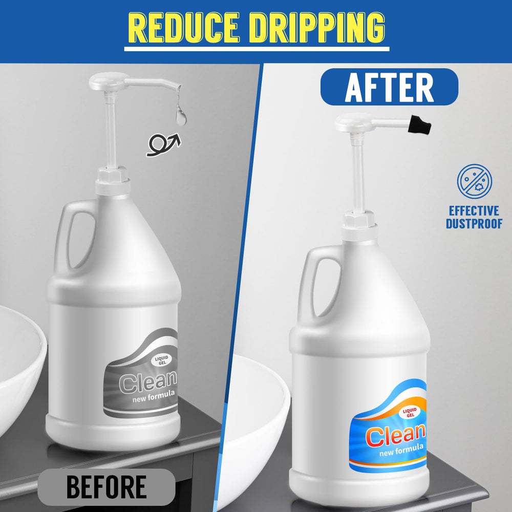 DupakSYS drip-free cap helps keep work areas clean.