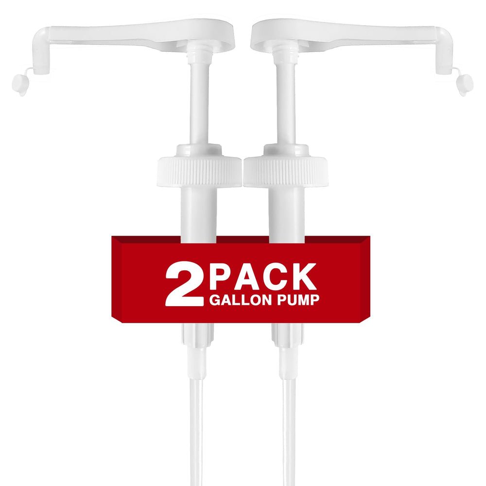 DupakSYS leak-proof gallon pump dispenser, front view, smooth dispensing action.