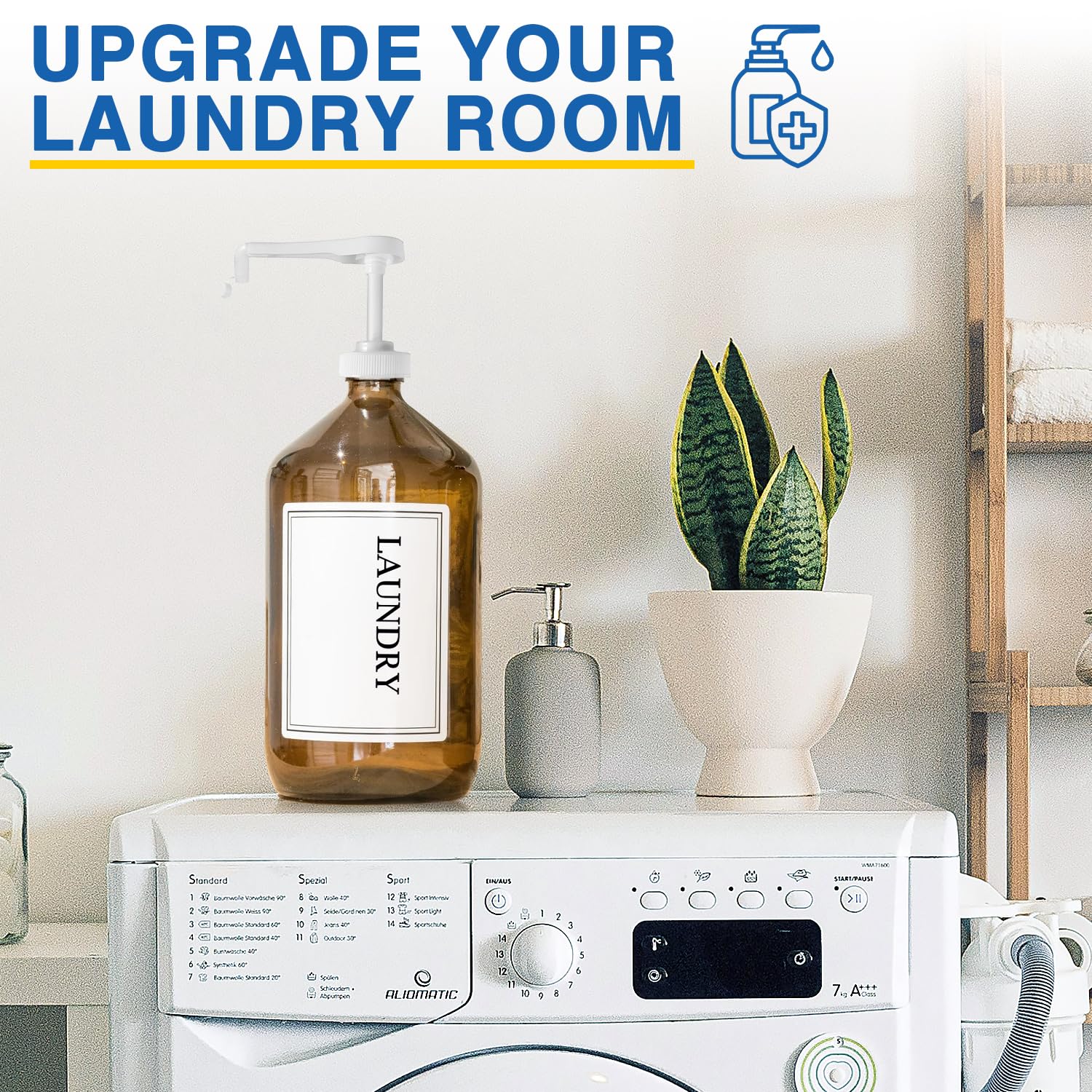 DupakSYS multi-purpose liquid pump demonstrating versatility for shampoo, lotion, soaps.