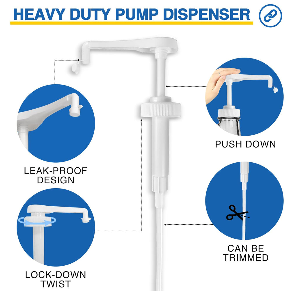 DupakSYS pump cap seal close-up showing drip-free cap for tidy storage.