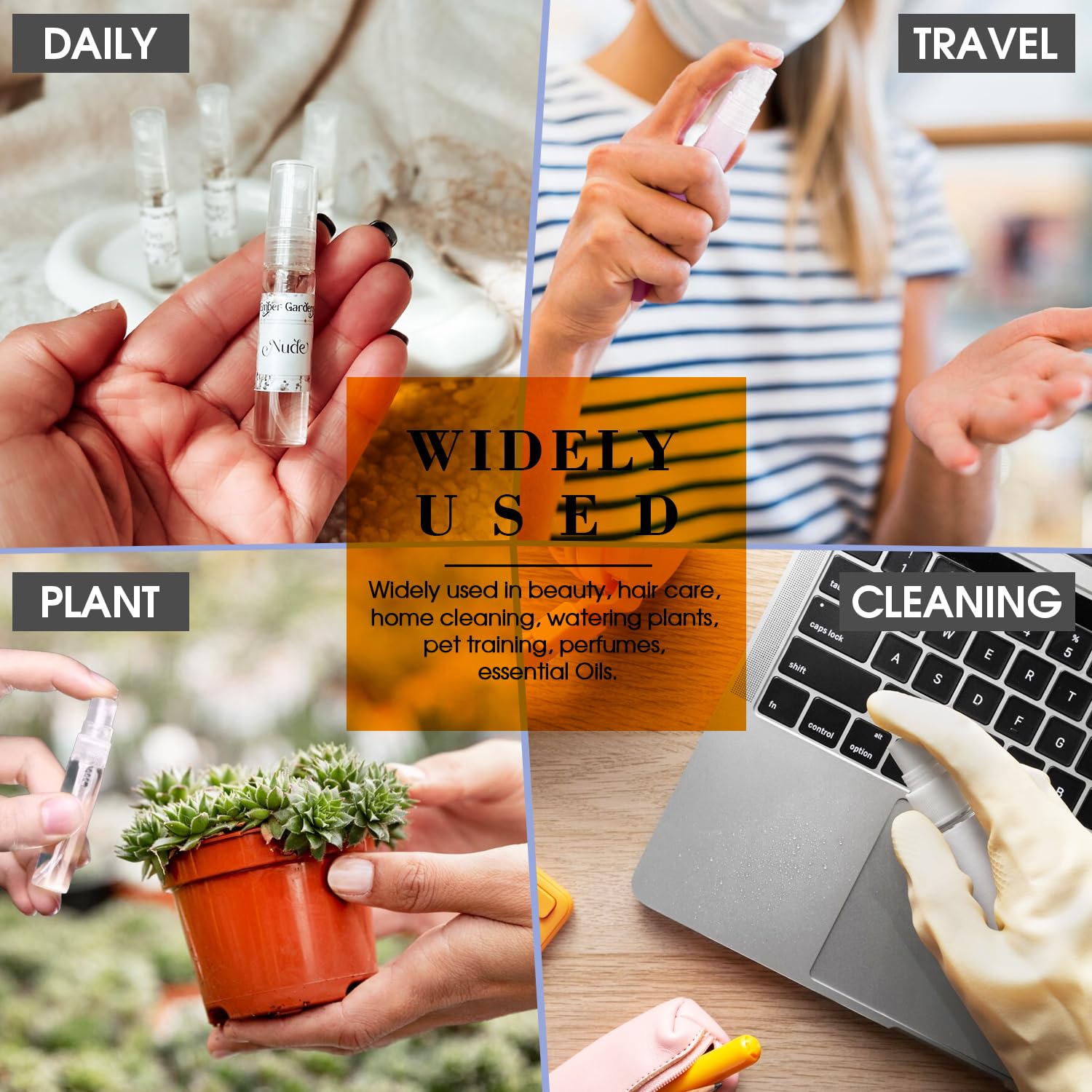 DupakSYS refillable design reduces waste and supports ongoing fragrance experiments