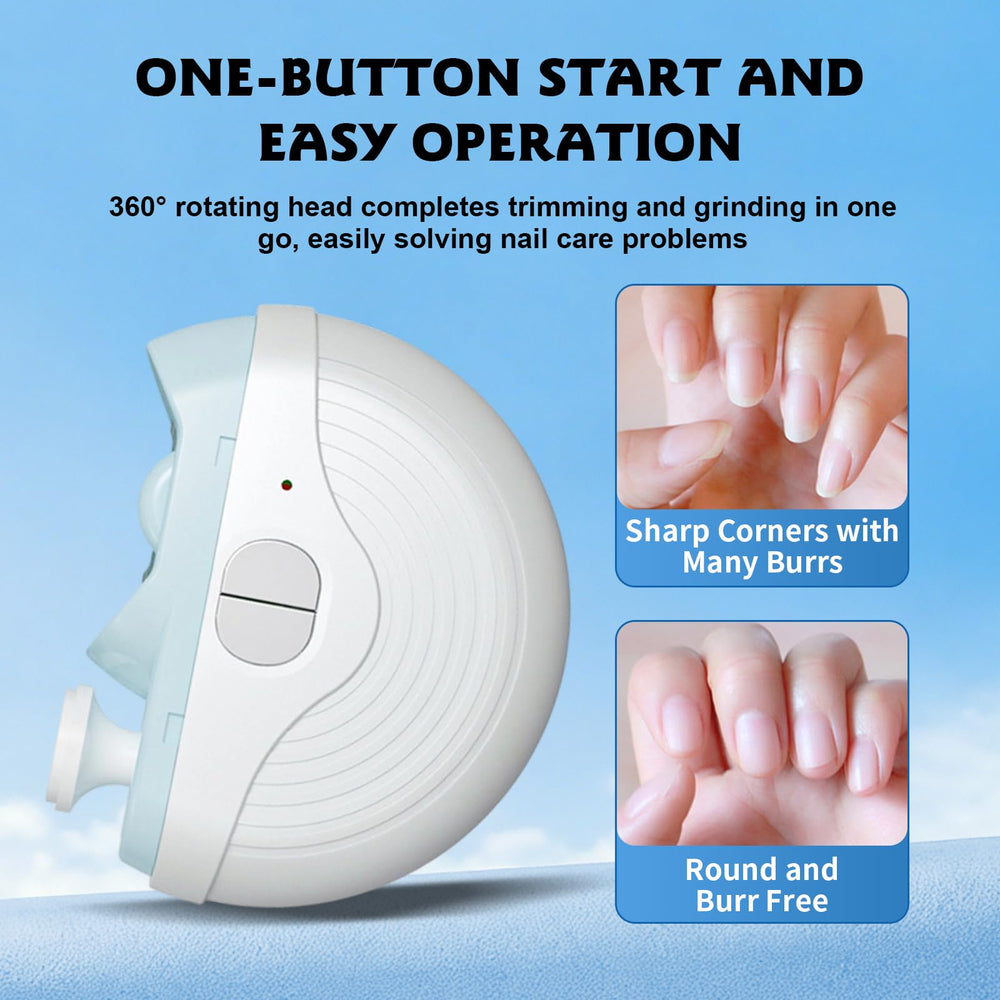 Dufuphae 360-rotation head enables flexible access for nails.