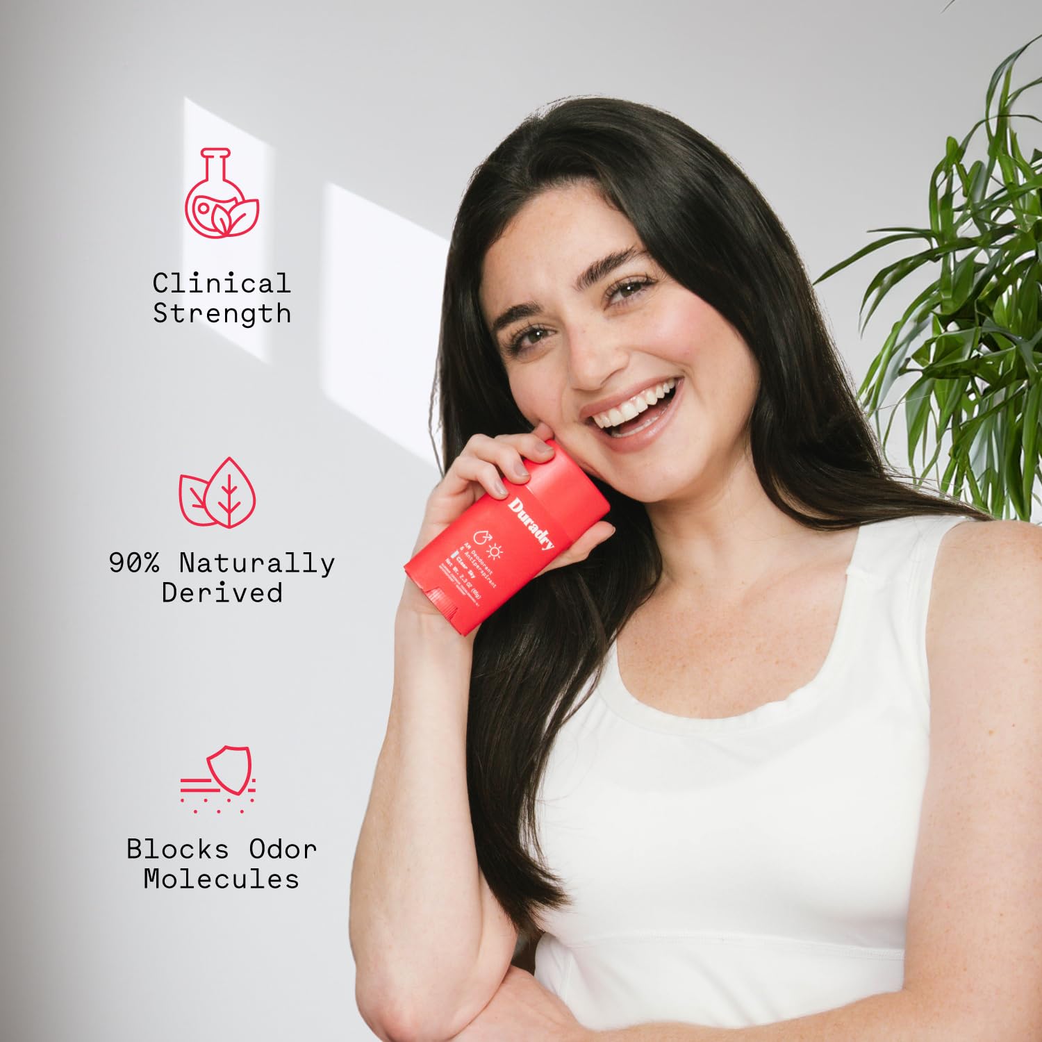 Duradry all-day sweat control ideal for busy days.