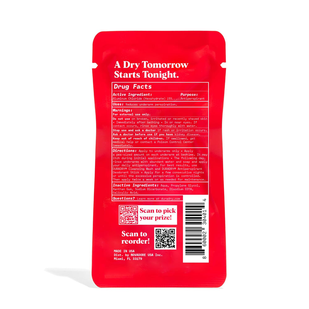 Duradry gel para días activos, control de sudor en oficina y deporte.