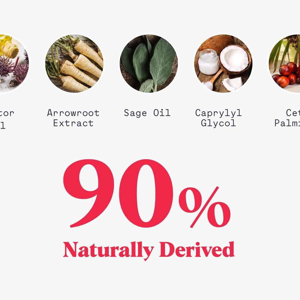 Duradry ingredientes naturales para una experiencia más limpia.