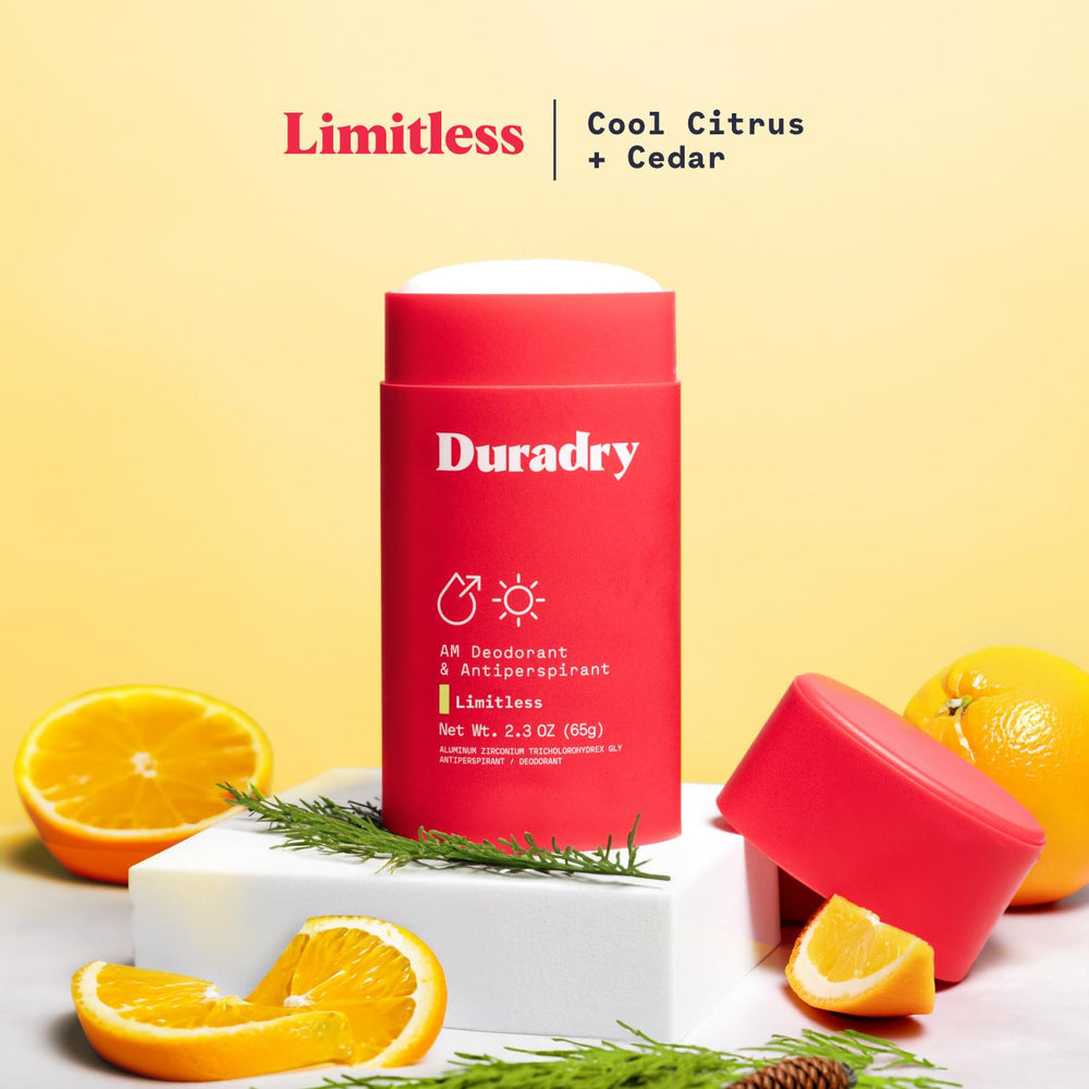 Duradry uso activo para mantener la frescura durante actividades.