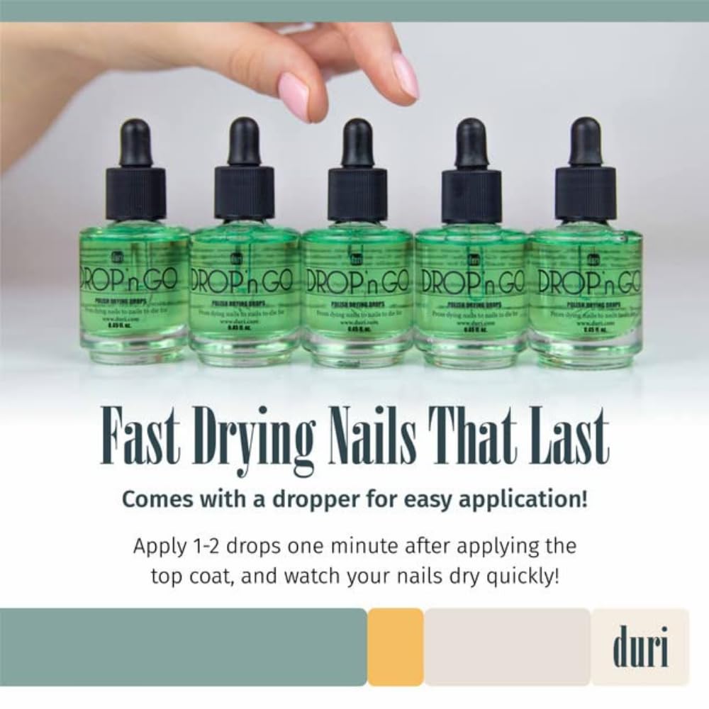 duri Drop'n Go: hidratación ligera que cuida la salud de las uñas.