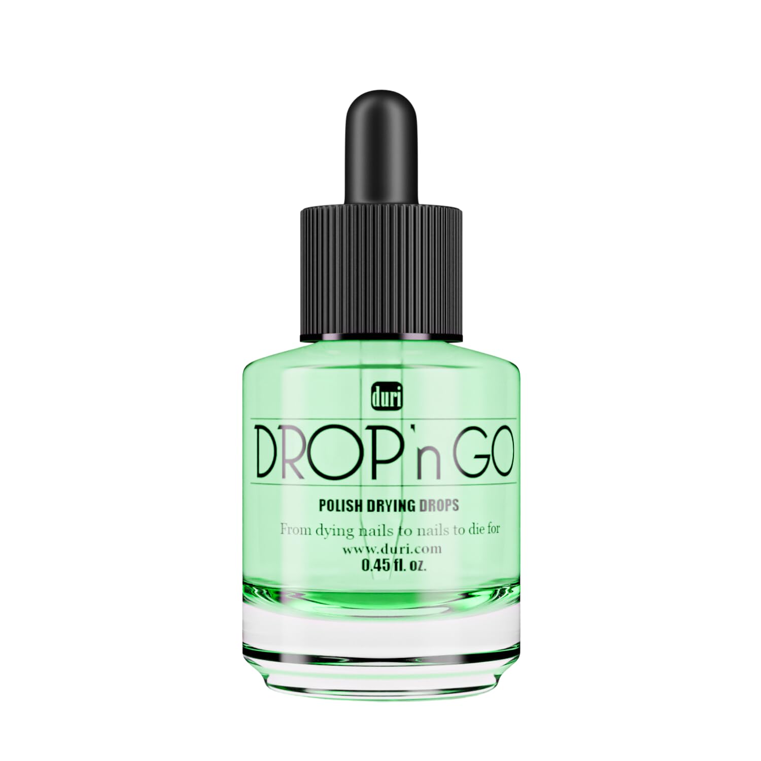 duri Drop'n Go: gota de aplicación para acelerar el secado y evitar borrones.