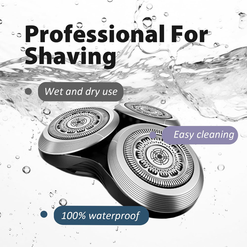 Durimi SH90 double-layer blades closeup highlighting sharpness for smoother shaves.