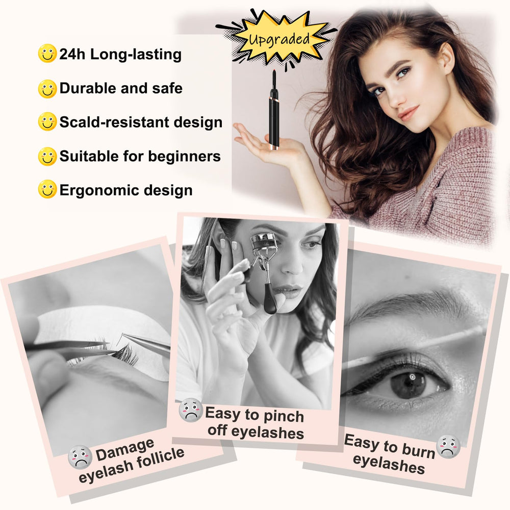 Dust2Oasis heated eyelash curler LED display enables precise heat control